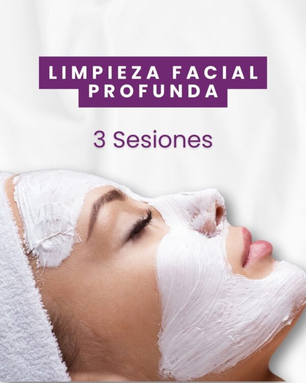 3 LIMPIEZAS FACIALES PROFUNDAS