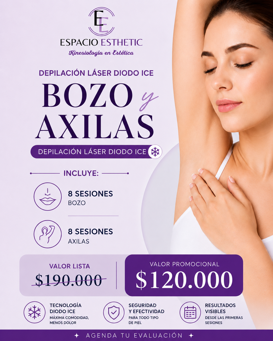 Rebaje total, bozo y axilas | Depilación Láser