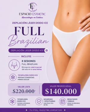 rebaje web Depilación Láser en Full Brazilian
