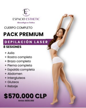 DEPILACIÓN LÁSER CUERPO COMPLETO PREMIUM