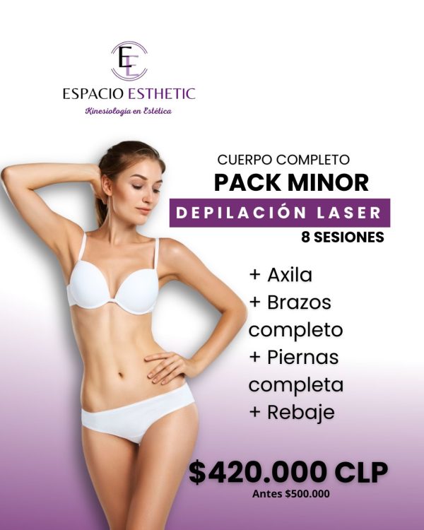 DEPILACIÓN LÁSER CUERPO COMPLETO MINOR