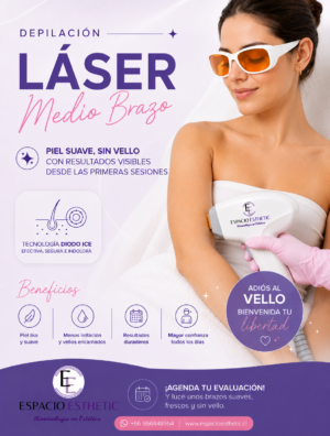 Medio Brazo| Depilación Láser
