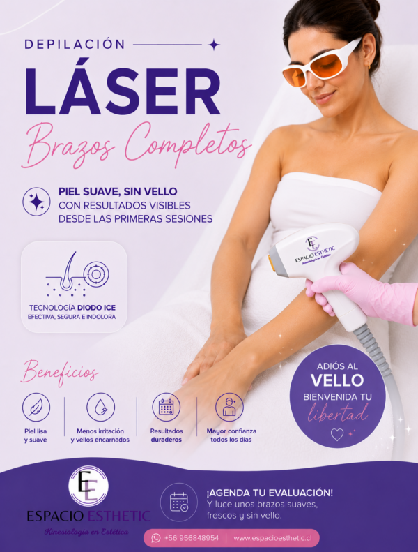 Brazos Completos| Depilación Láser